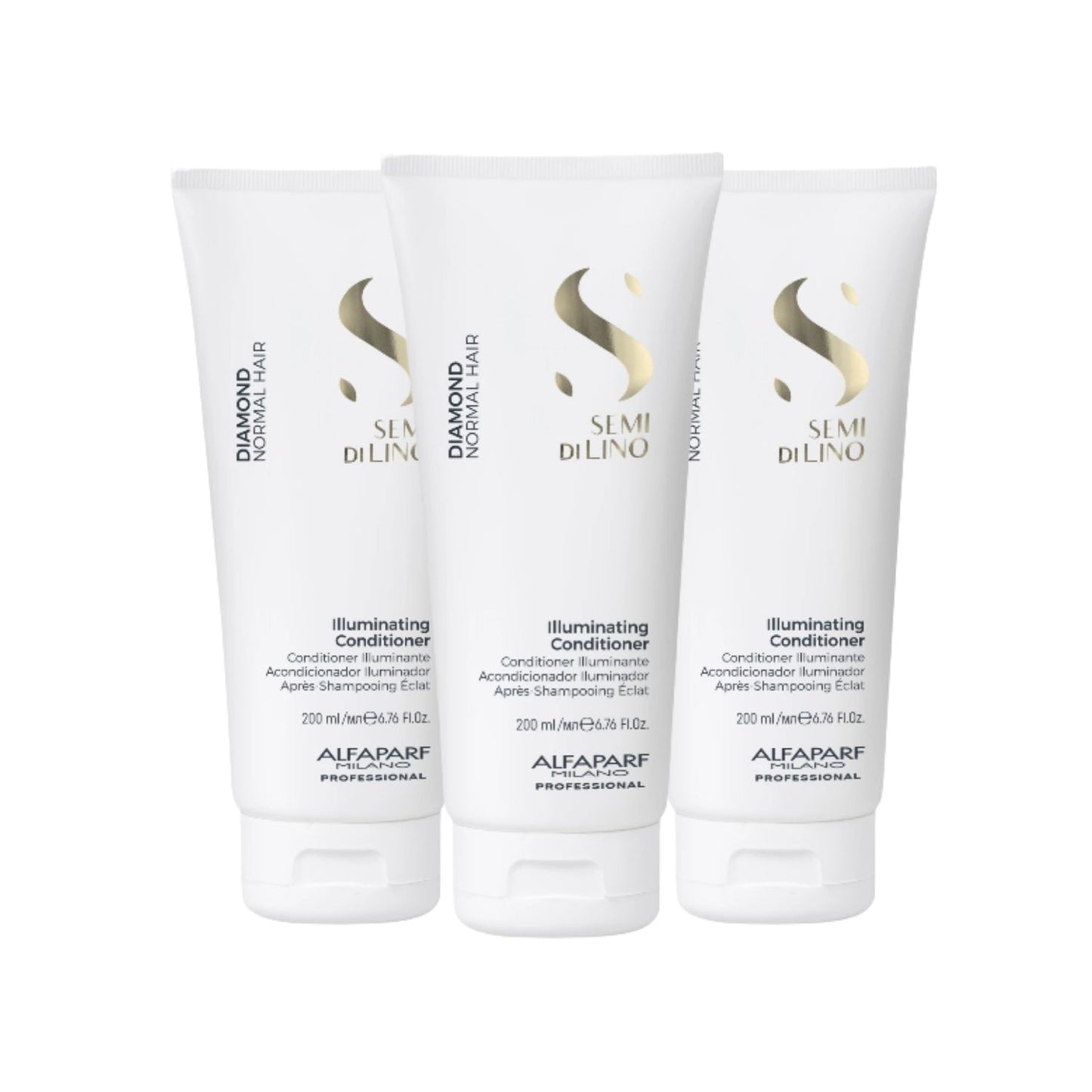 Kit Alfaparf Semi Di Lino Diamond 3 Condicionador 200 ml