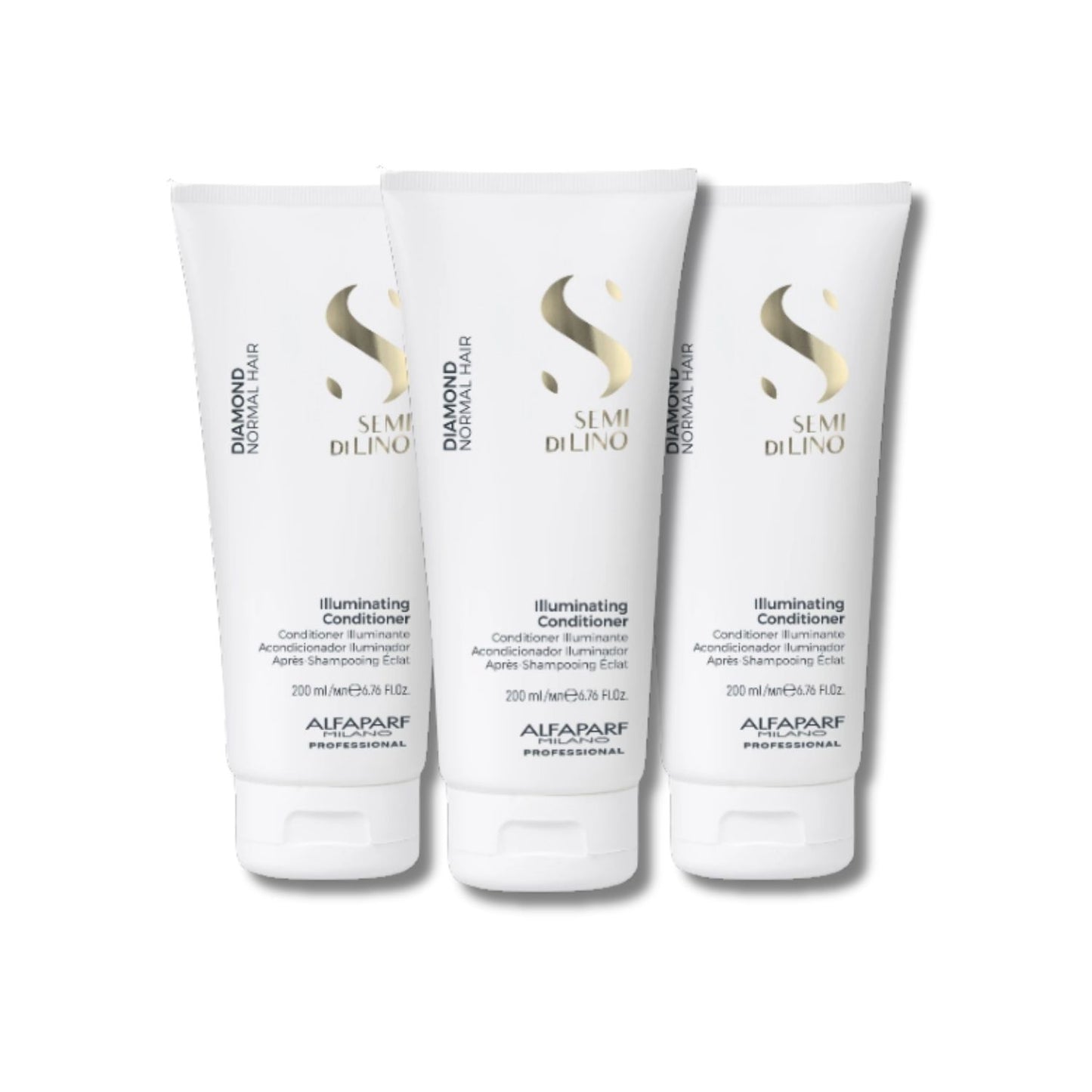 Kit Alfaparf Semi Di Lino Diamond 3 Condicionador 200 ml