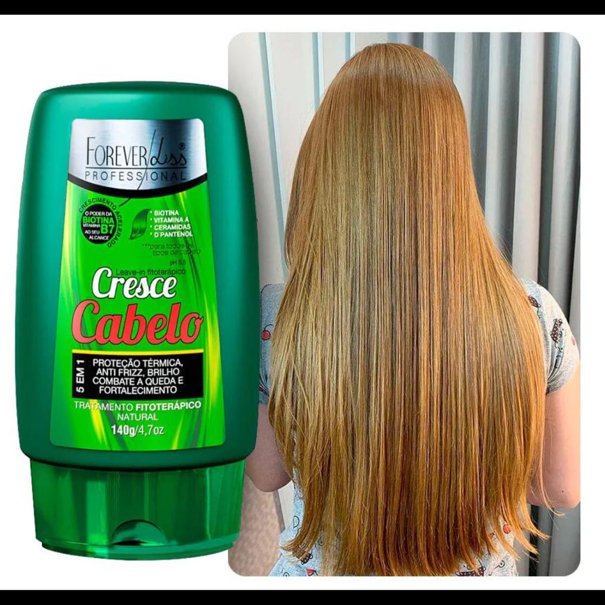 Leave-in Forever Liss Cresce Cabelo 140 g