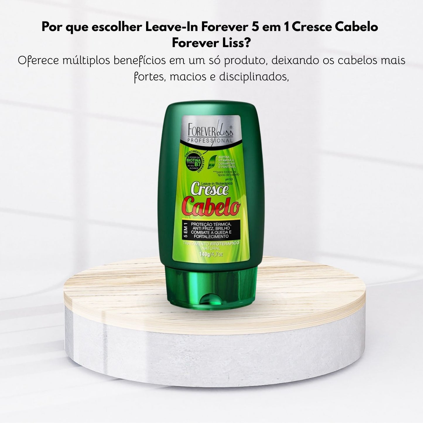 Leave-in Forever Liss Cresce Cabelo 140 g