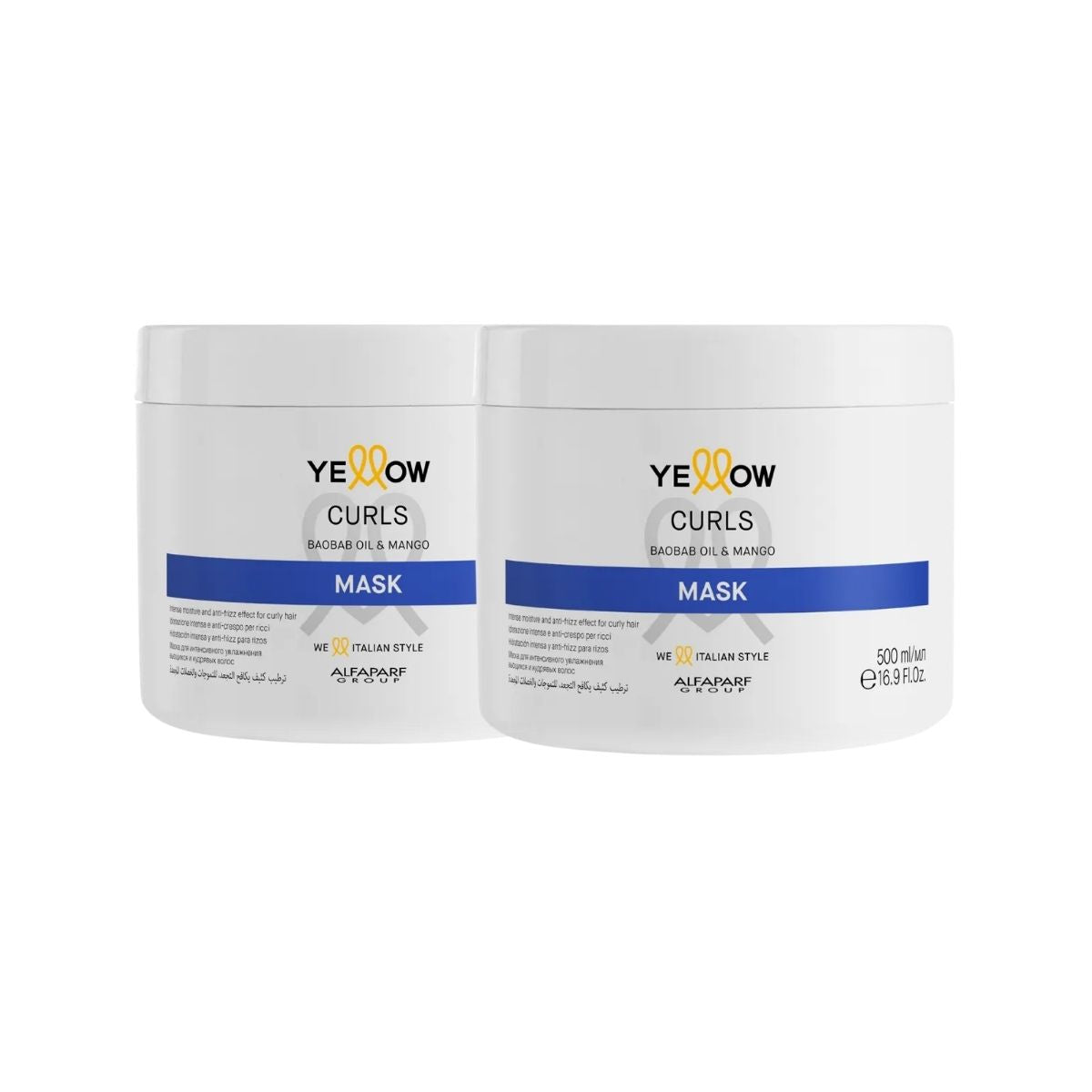 Kit Alfaparf Grouf Yellow Curls 2 Máscara 500 g