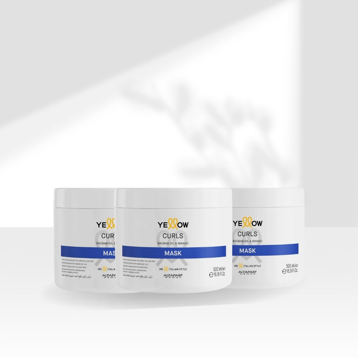 Kit Alfaparf Grouf Yellow Curls 3 Máscara 500 g