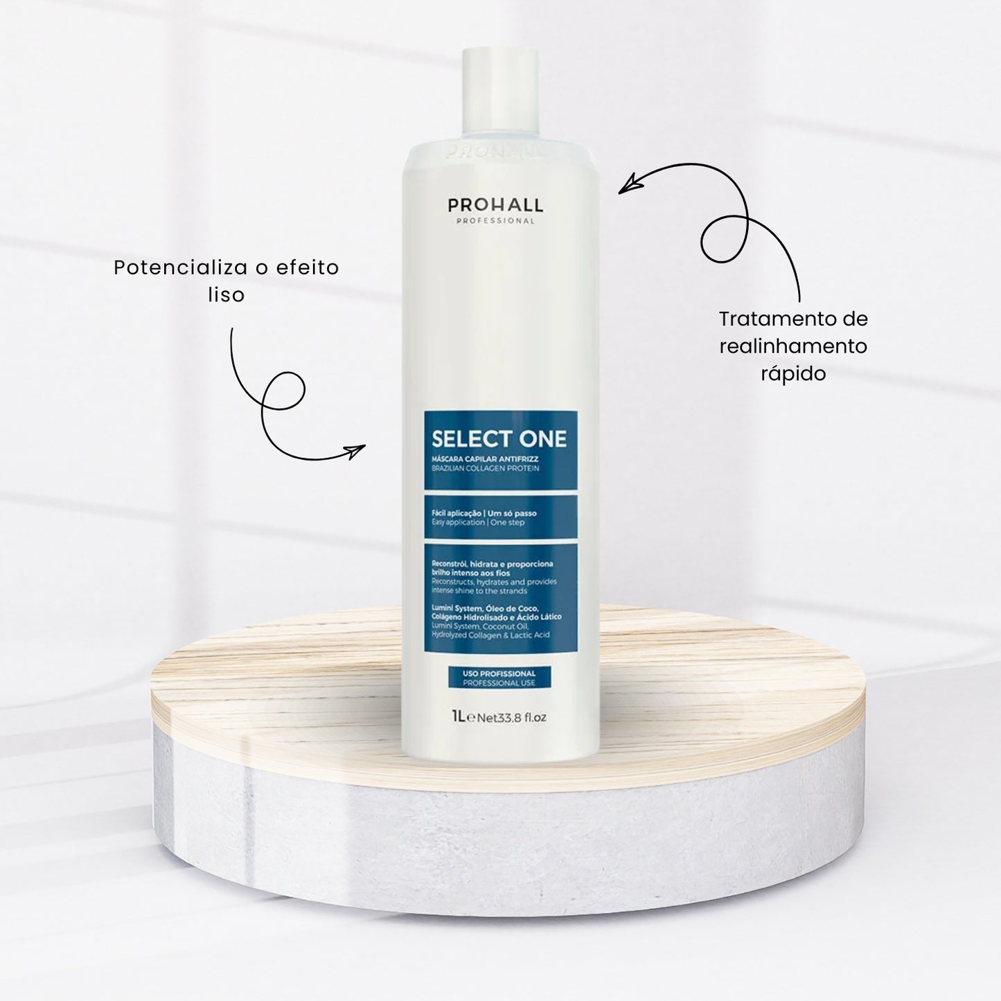 Kit Prohall Select One 2 Realinhamento Térmico 1 Litro