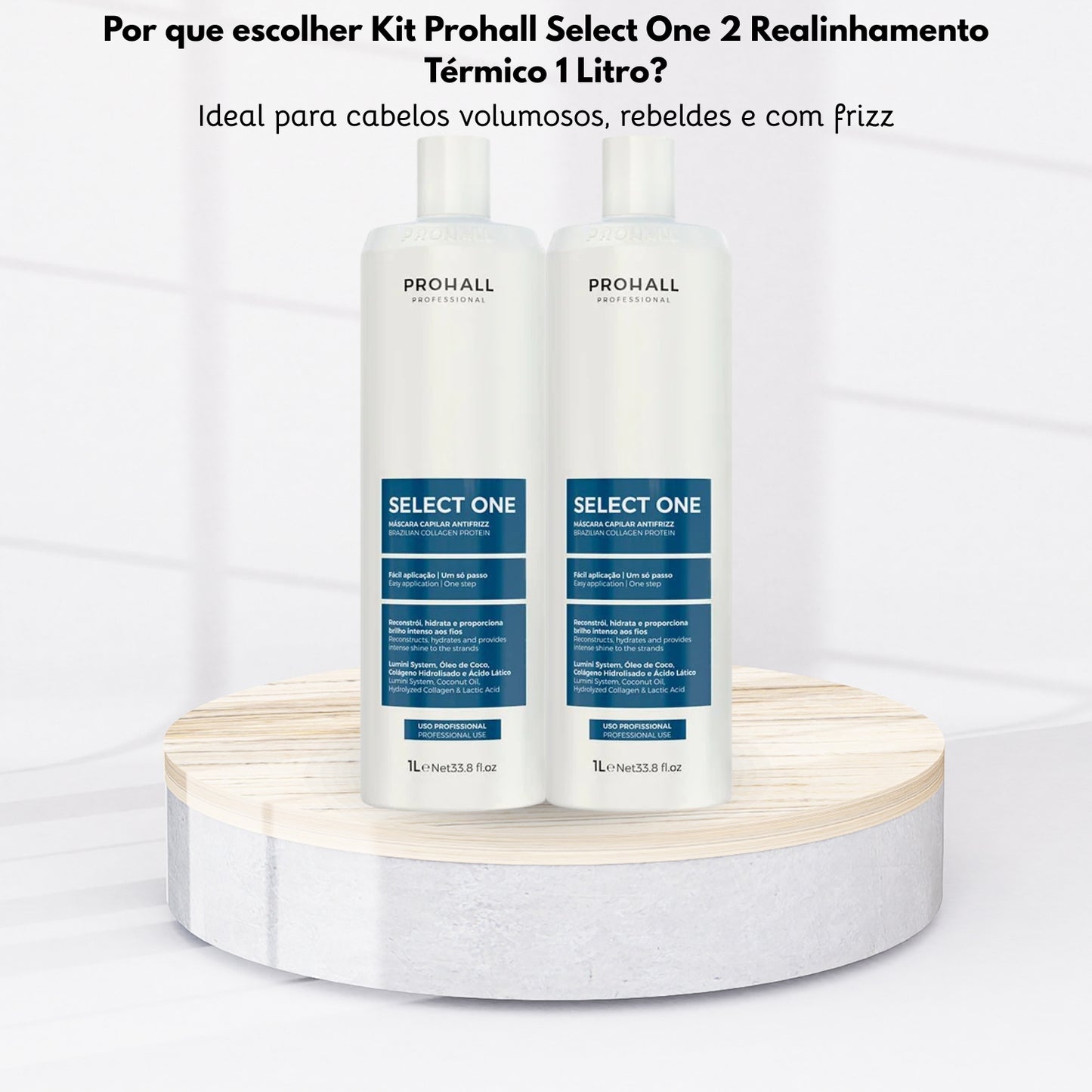 Kit Prohall Select One 2 Realinhamento Térmico 1 Litro