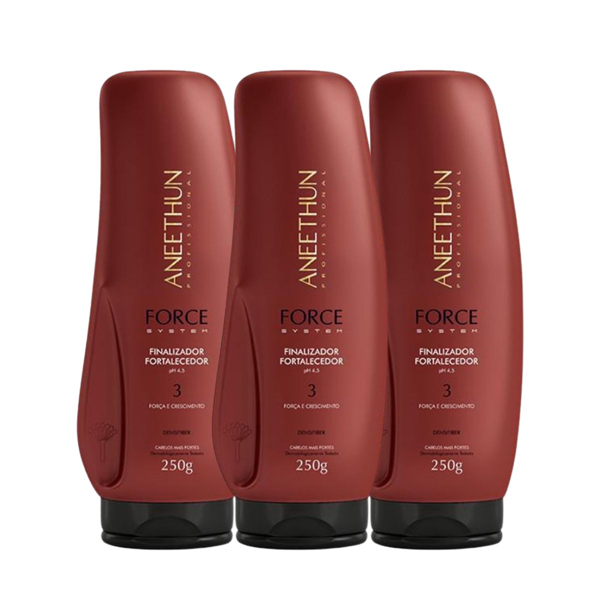 Kit Aneethun Force 3 Finalizador Fortalecedor 250 g