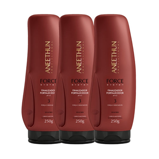 Kit Aneethun Force 3 Finalizador Fortalecedor 250 g