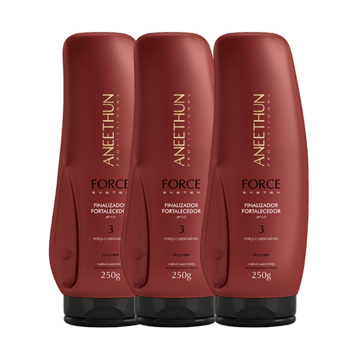 Kit Aneethun Force 3 Finalizador Fortalecedor 250 g