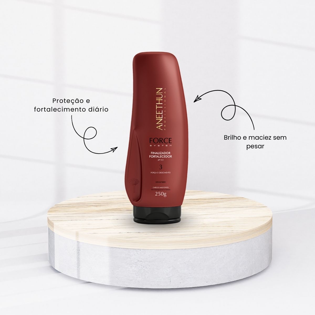 Kit Aneethun Force 3 Finalizador Fortalecedor 250 g