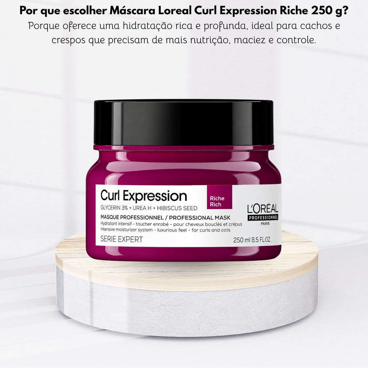 Máscara Loreal Curl Expression Riche 250 g