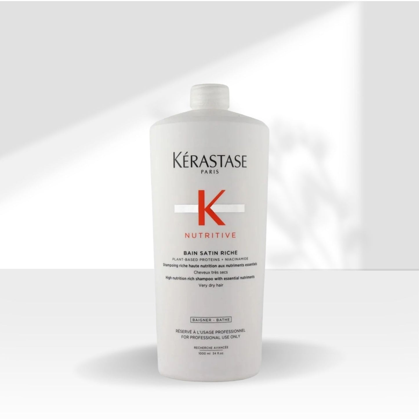 Shampoo Kérastase Nutritive Bain Satin Riche Shampoo Hidratante 1 Litro