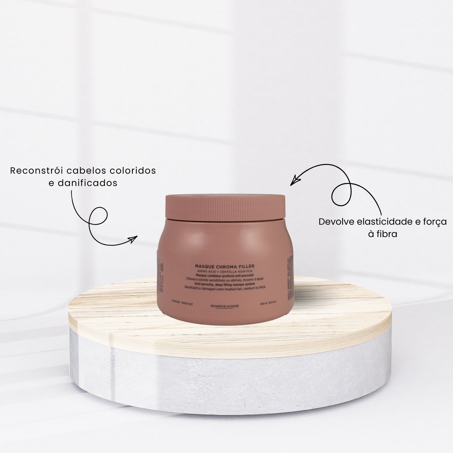 Máscara Kérastase Chroma Filler Absolu Amino Acid 500 g