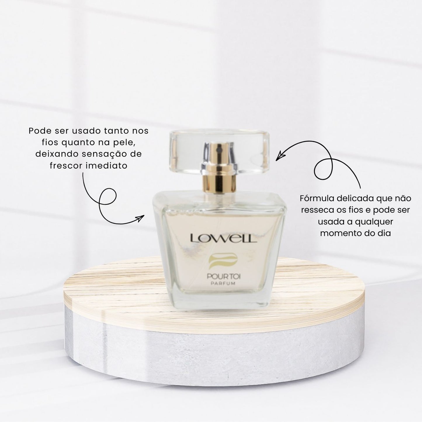 Lowell Pour Toi Perfume de Cabelo e Corpo 75 ml