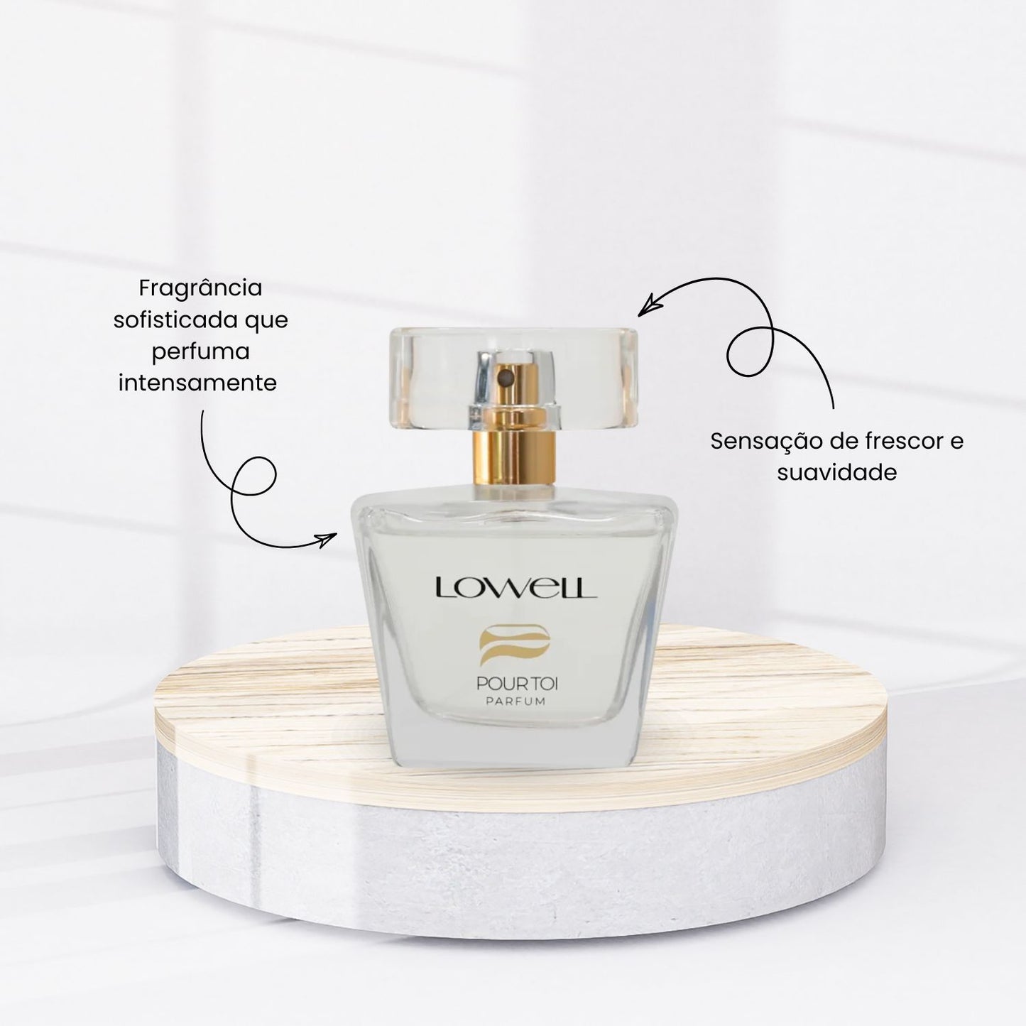 Lowell Pour Toi Perfume de Cabelo e Corpo 75 ml