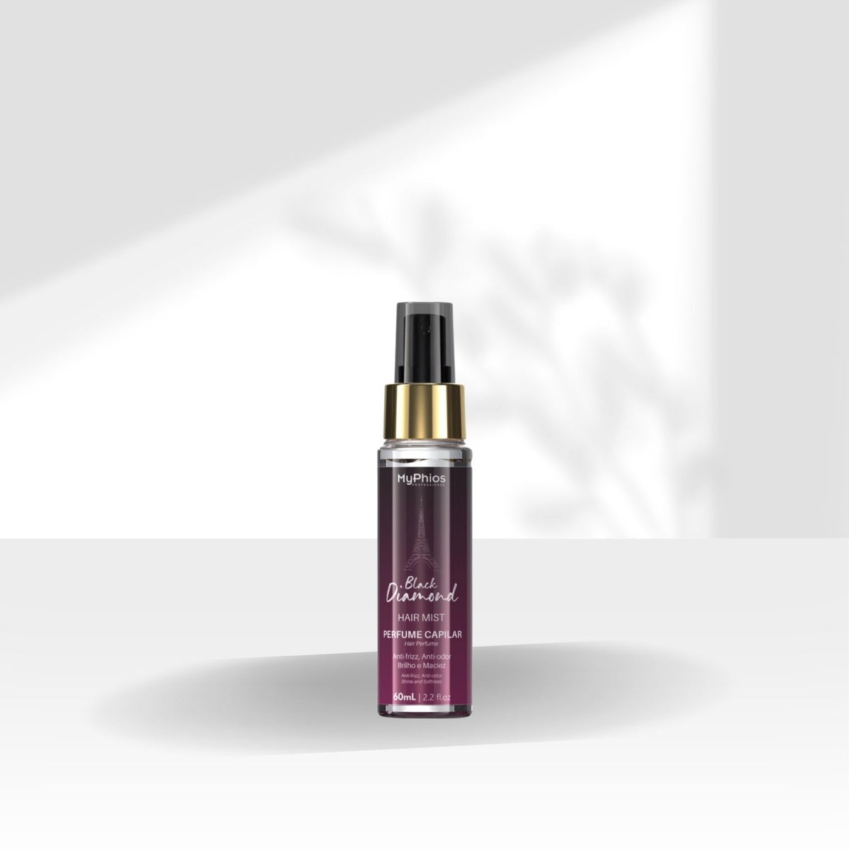 Perfume de Cabelo MyPhios Black Diamond Fios Perfumados 60 ml