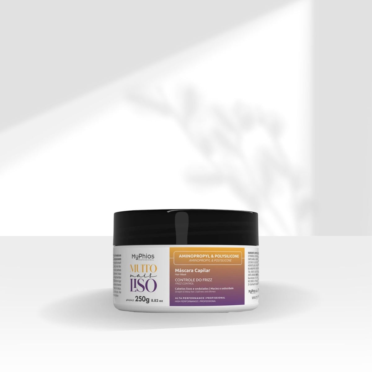 Máscara MyPhios Muito Mais Liso Hidrata Controla Frizz 250 g