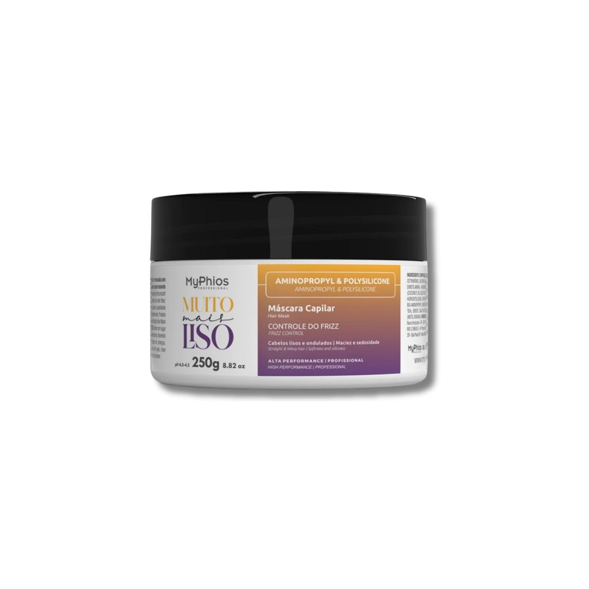 Máscara MyPhios Muito Mais Liso Hidrata Controla Frizz 250 g