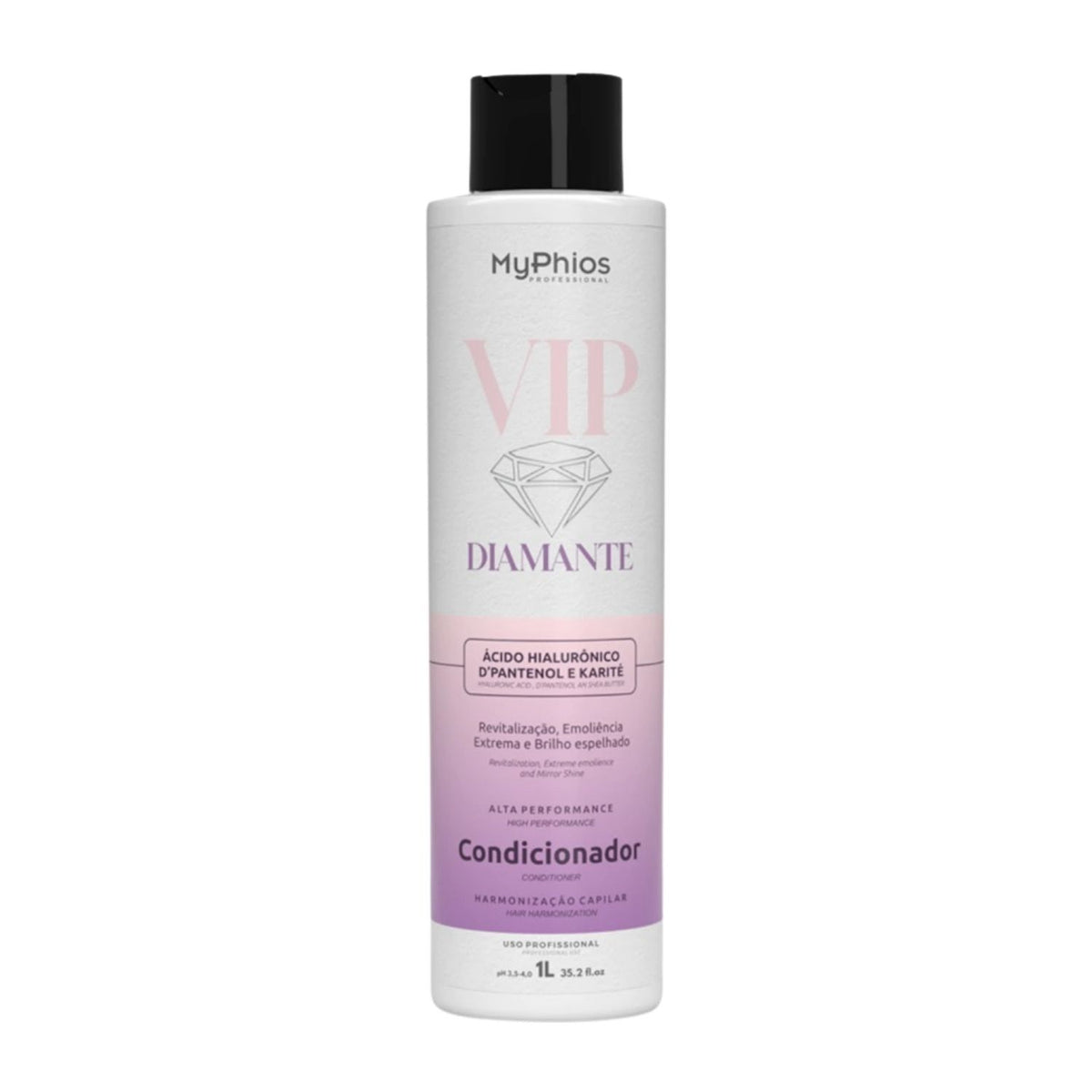 Condicionador MyPhios VIP Diamante Hidratação Brilho Intenso 1 Litro