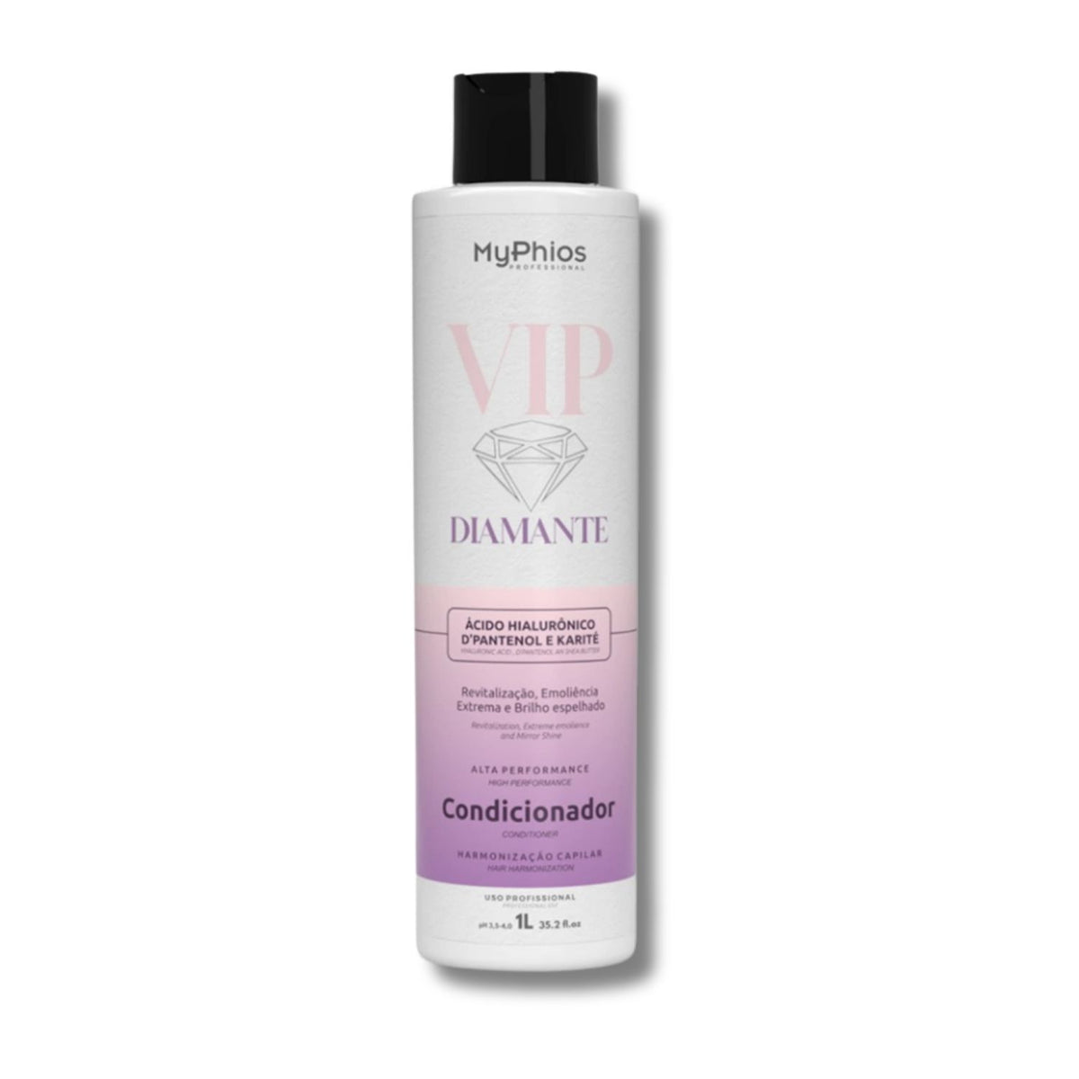 Condicionador MyPhios VIP Diamante Hidratação Brilho Intenso 1 Litro