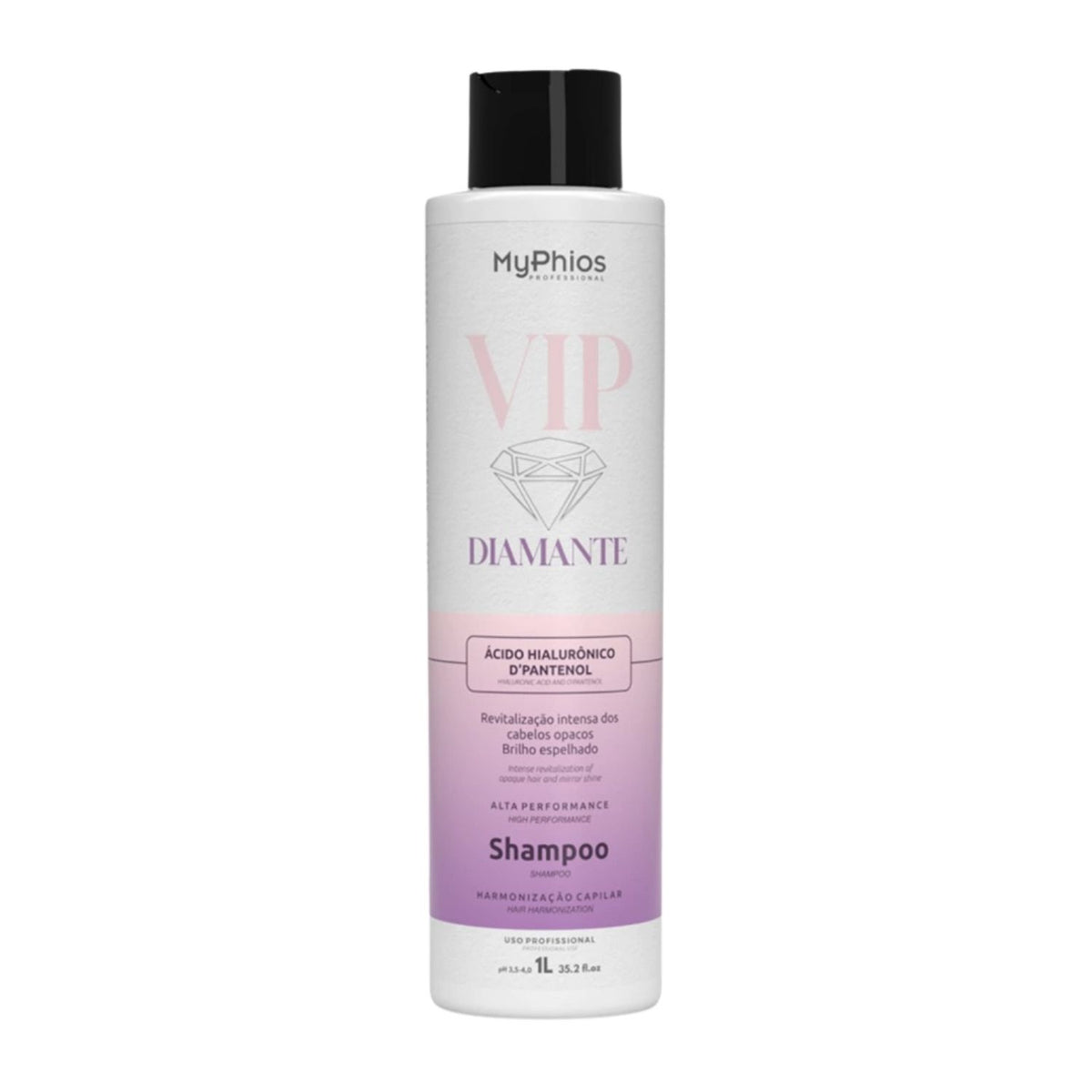 Shampoo MyPhios VIP Diamante Brilho e Maciez 1 Litro