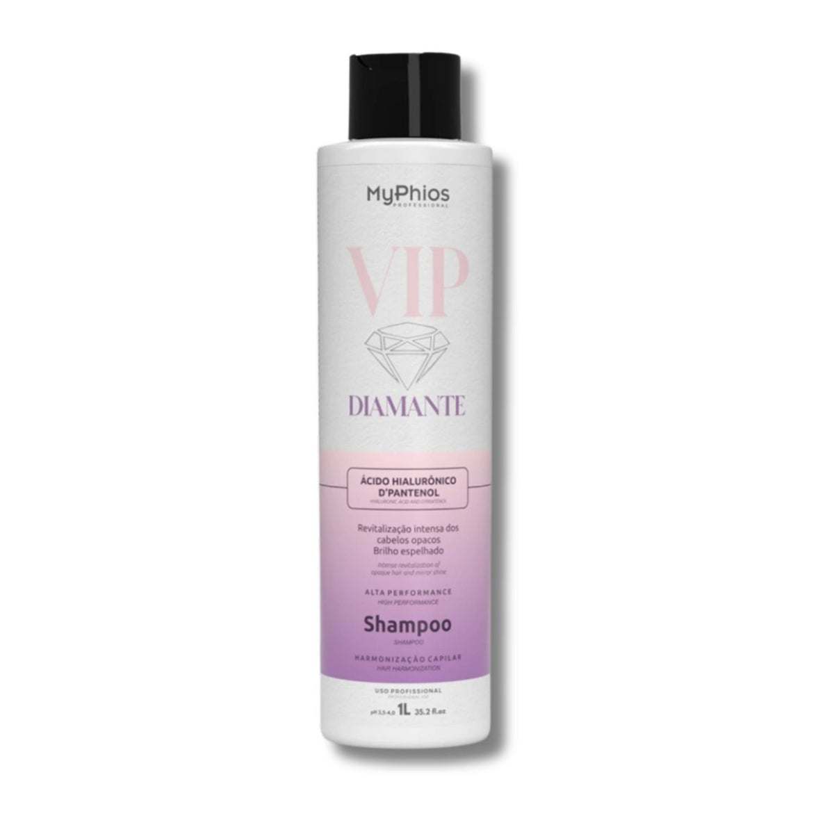 Shampoo MyPhios VIP Diamante Brilho e Maciez 1 Litro