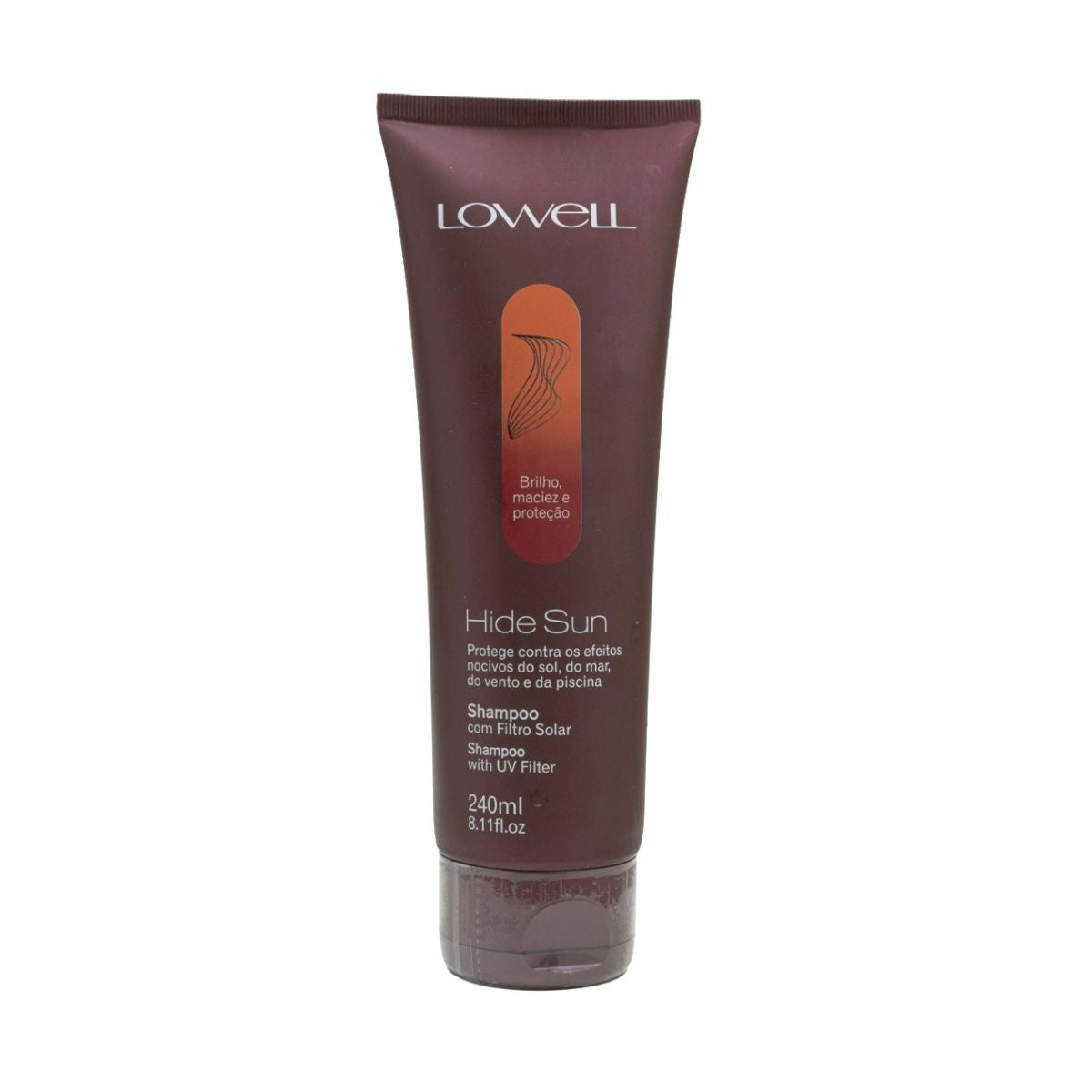 Shampoo Lowell Hide Sun Com Filtro Solar 240 ml