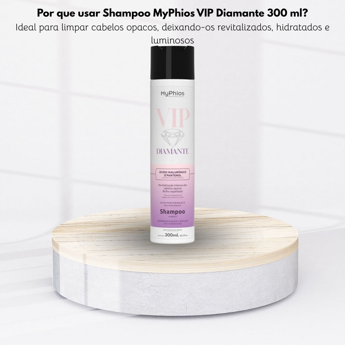Shampoo MyPhios VIP Diamante Brilho e Maciez 300 ml
