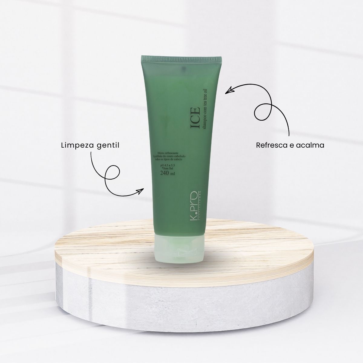 Shampoo K.Pro Ice Com Tea Tree Oil 240 ml