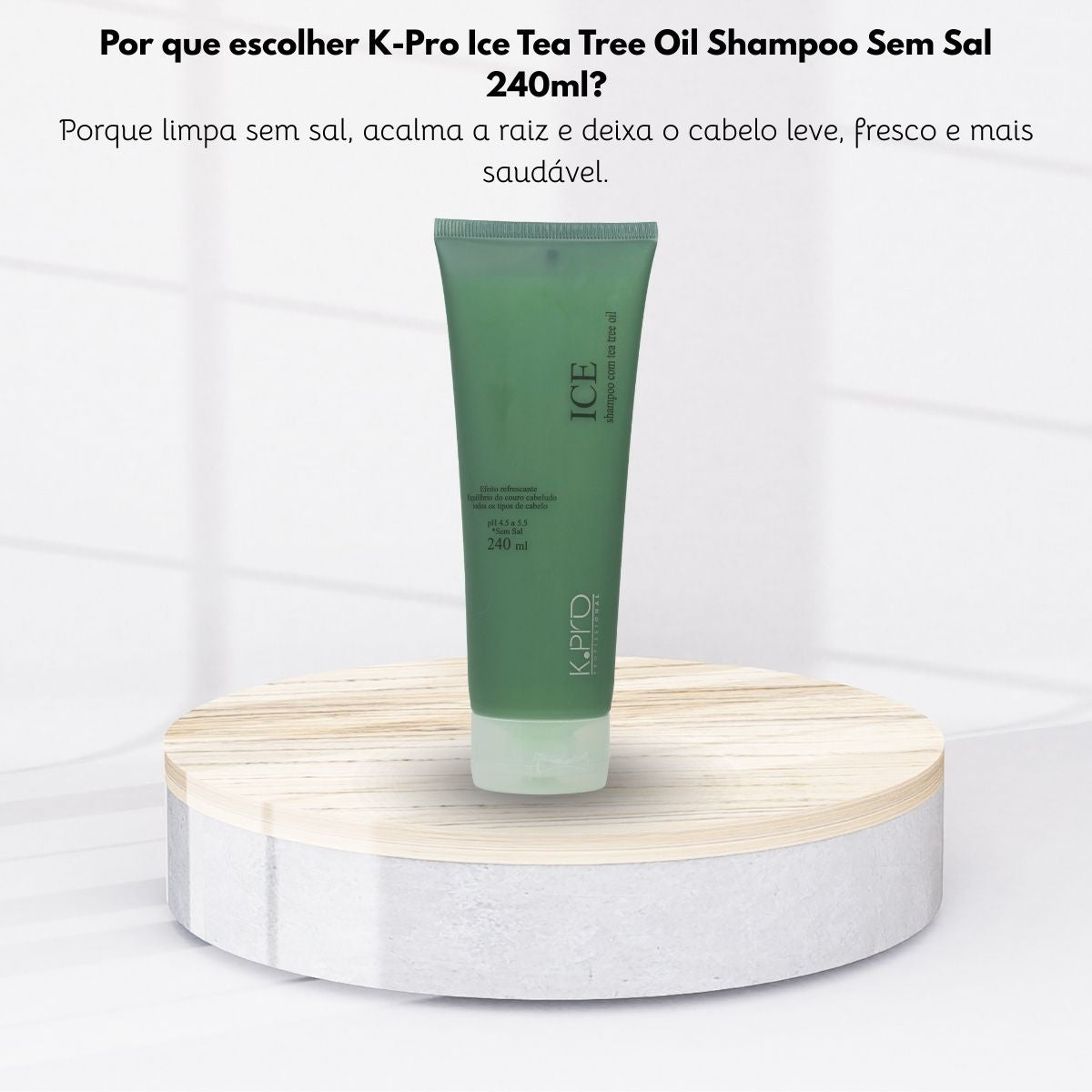 Shampoo K.Pro Ice Com Tea Tree Oil 240 ml