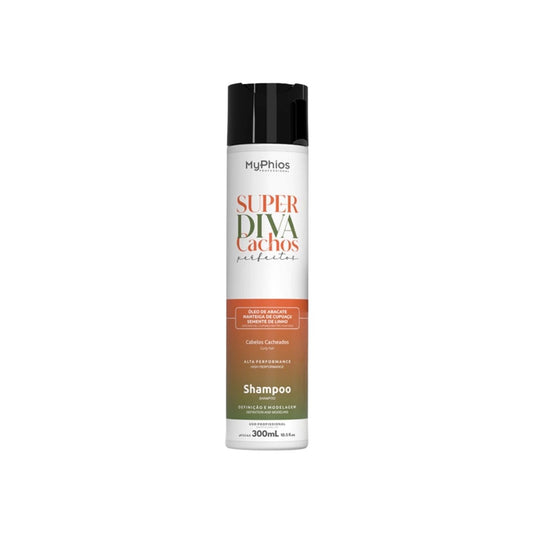 Shampoo MyPhios Super Diva Cachos Perfeitos para Cabelo Cacheado 300 g