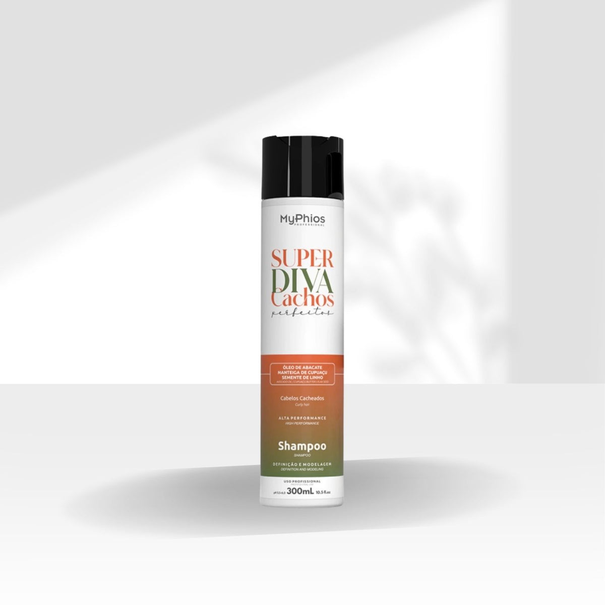 Shampoo MyPhios Super Diva Cachos Perfeitos para Cabelo Cacheado 300 g
