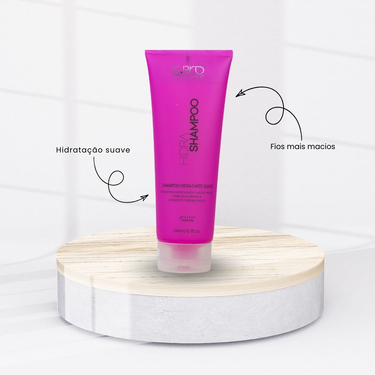 Shampoo K.Pro Hidratante Suave 240 ml