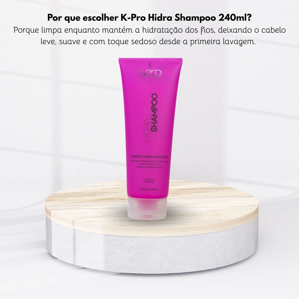 Shampoo K.Pro Hidratante Suave 240 ml