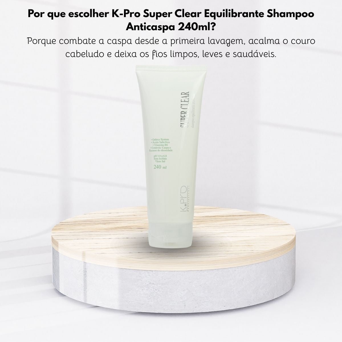 Shampoo K.Pro Super Clear Shampoo Anticaspa 240 ml