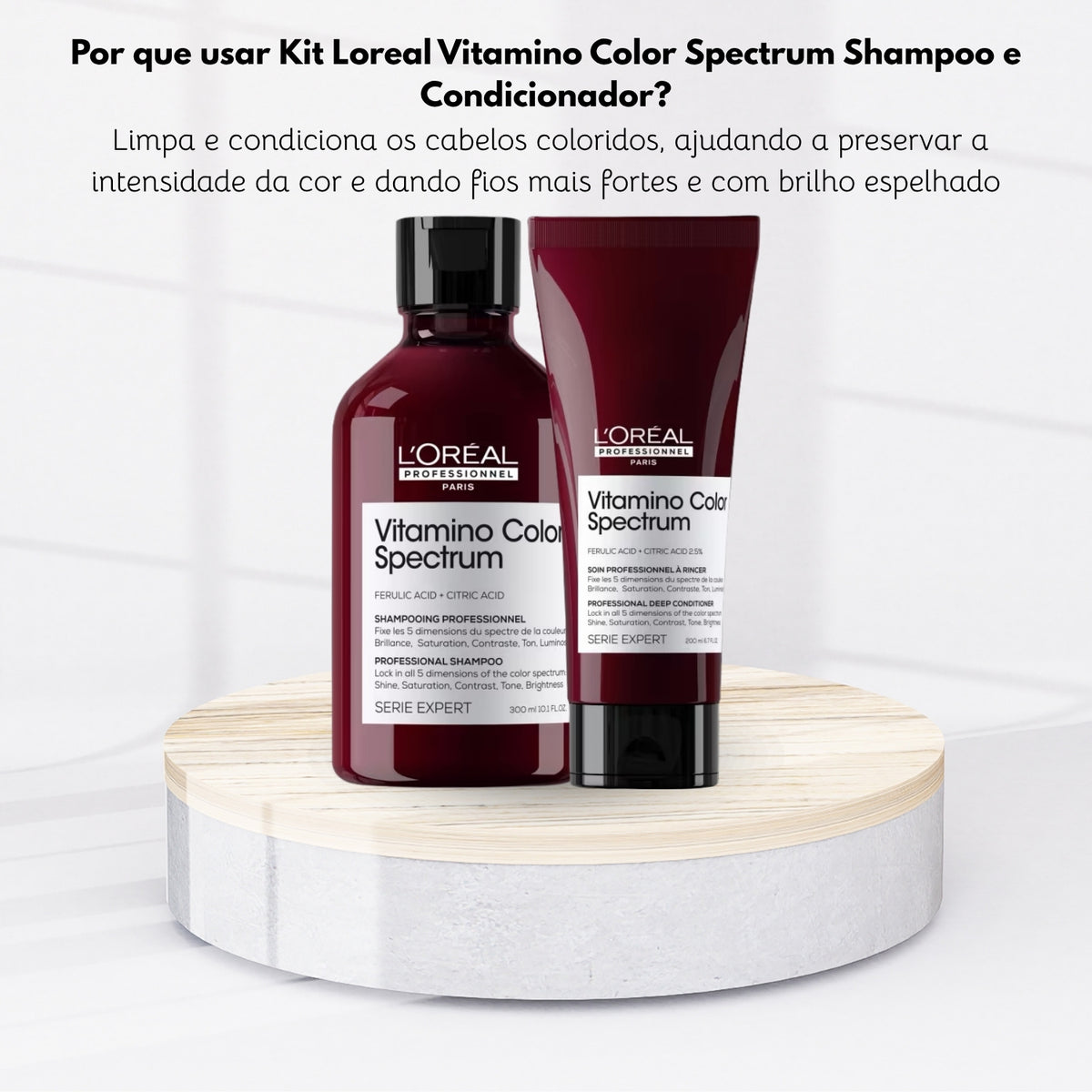 Kit Loreal Vitamino Color Spectrum Shampoo e Condicionador