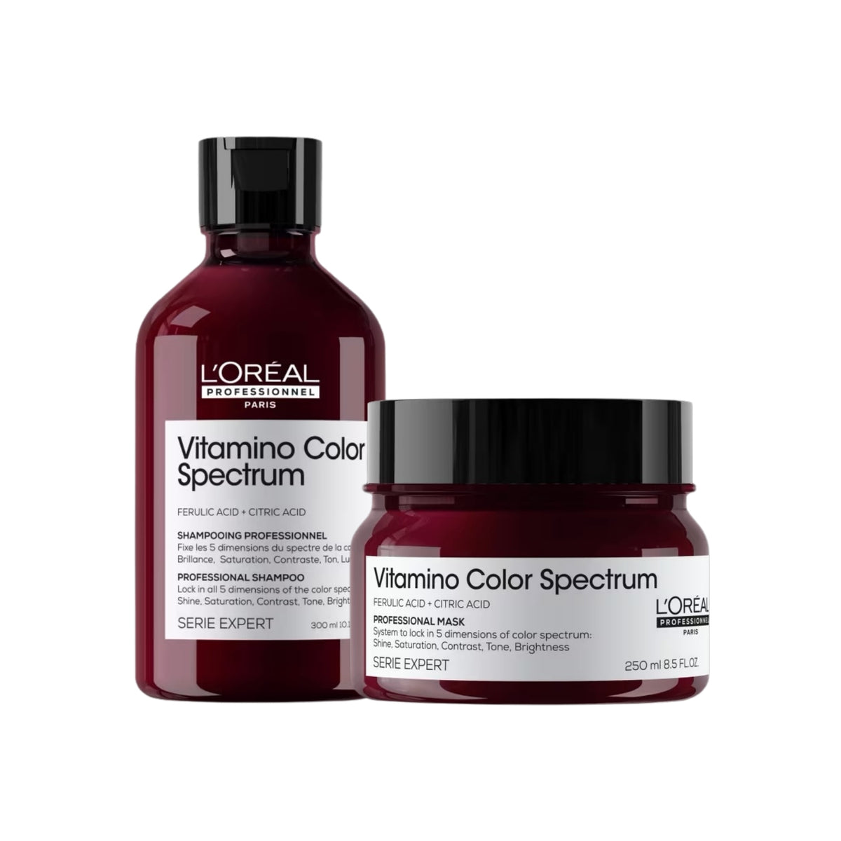 Kit Loreal Vitamino Color Spectrum Shampoo e Máscara