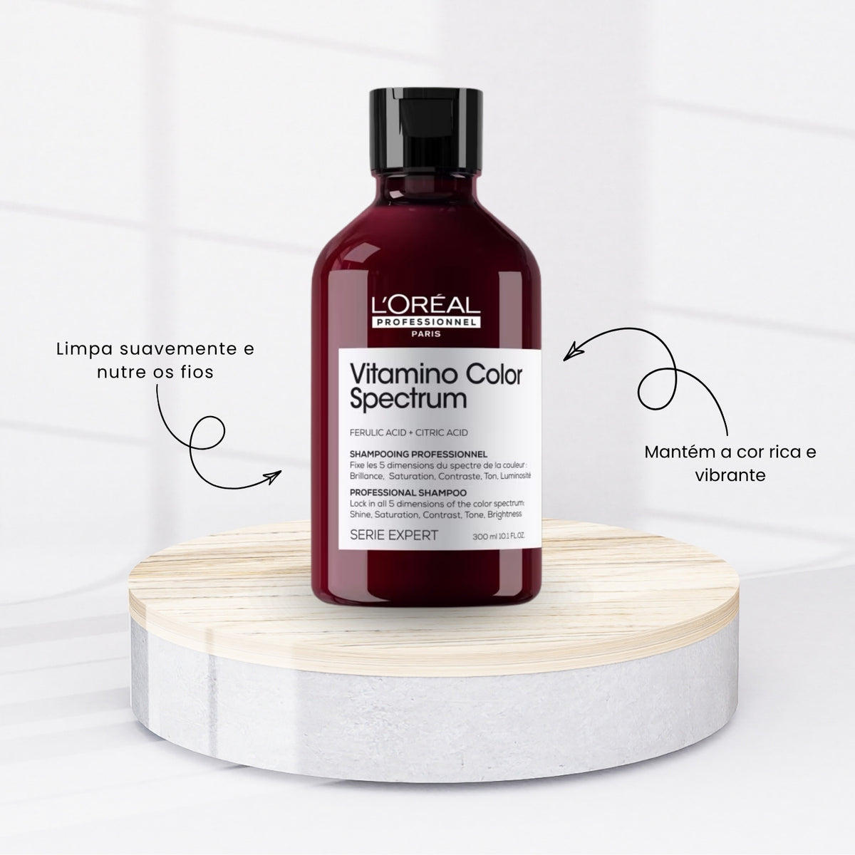 Kit Loreal Vitamino Color Spectrum Shampoo e Máscara