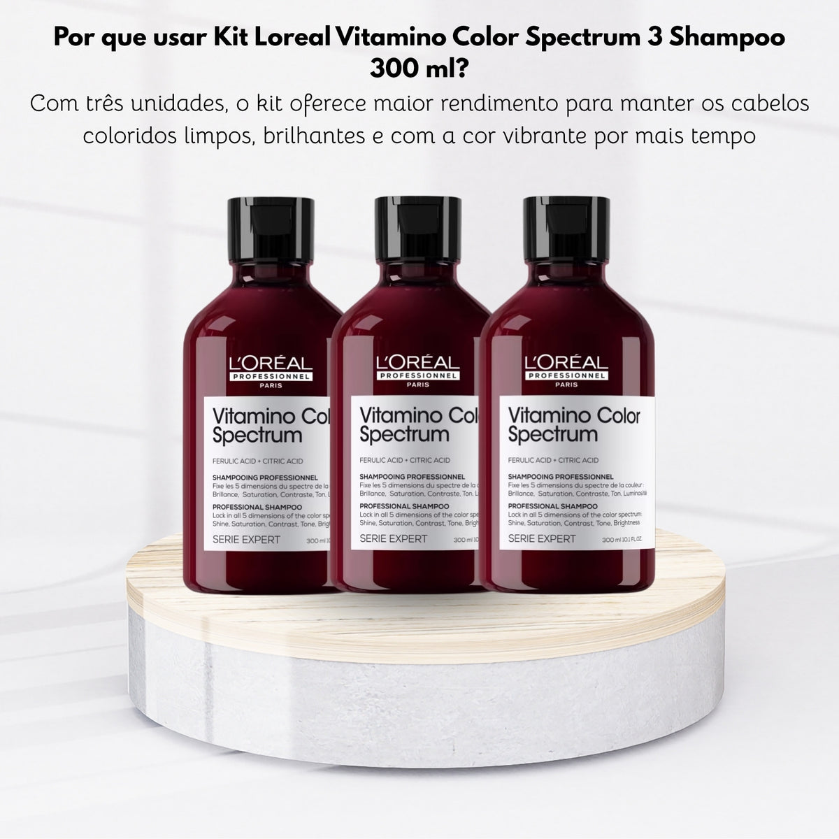 Kit Loreal Vitamino Color Spectrum 3 Shampoo 300 ml