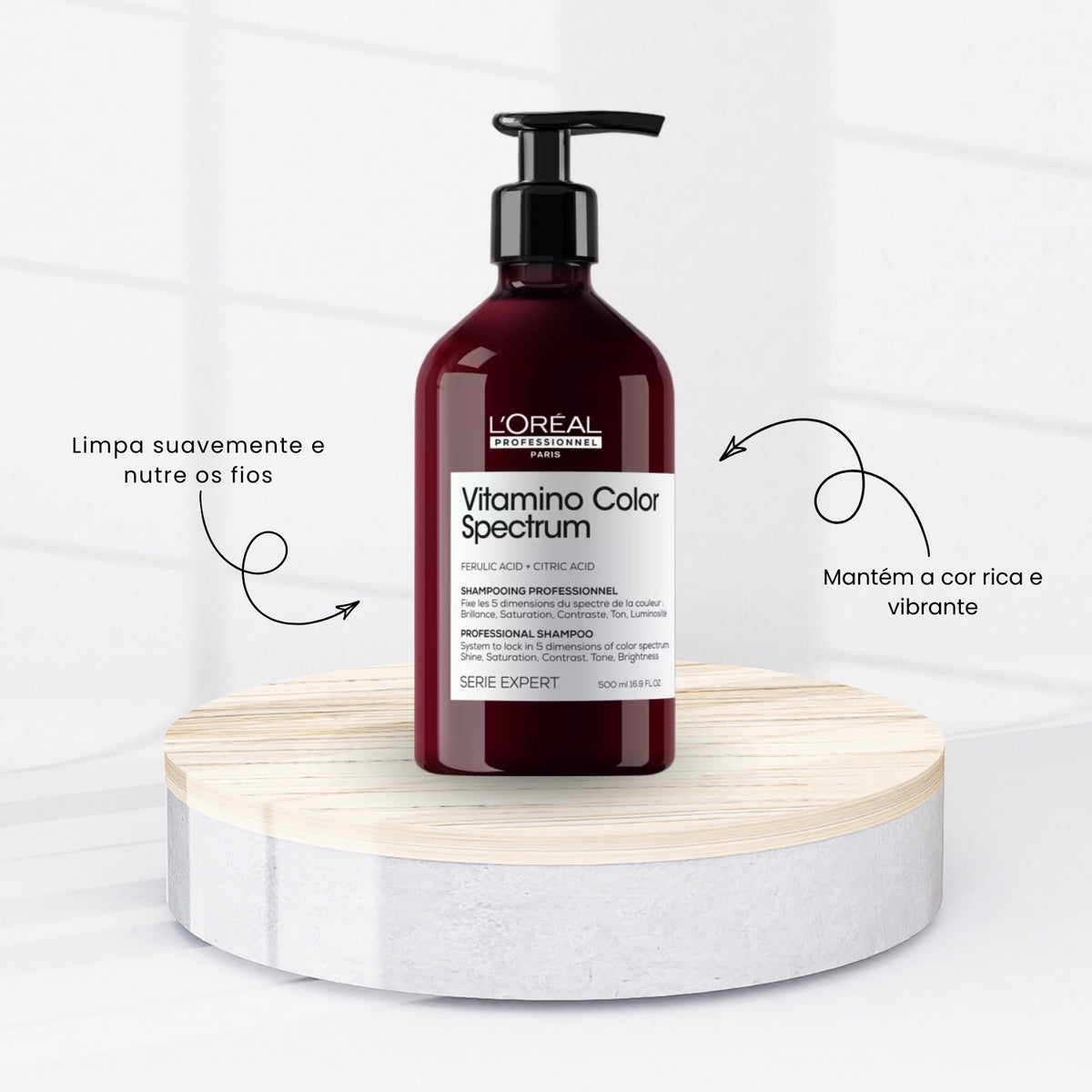 Kit Loreal Vitamino Color Spectrum Shampoo e Condicionador 500 ml