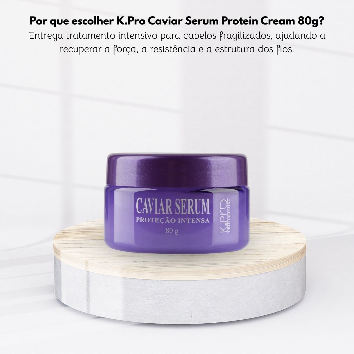 Leave-in K.Pro Caviar Sérum Proteção 80 g