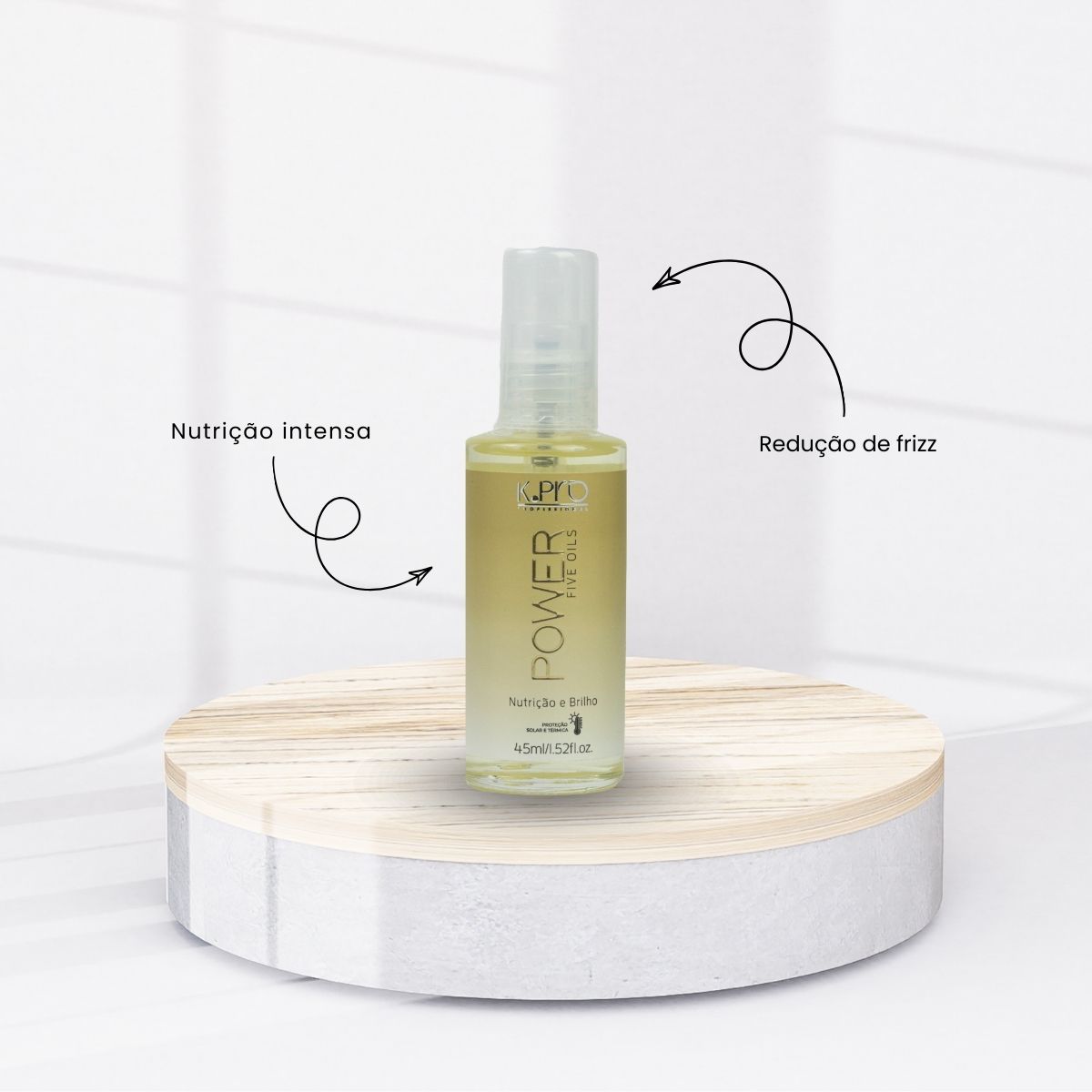 Oleo Capilar K.Pro Power Five Oils Nutrição 45 ml