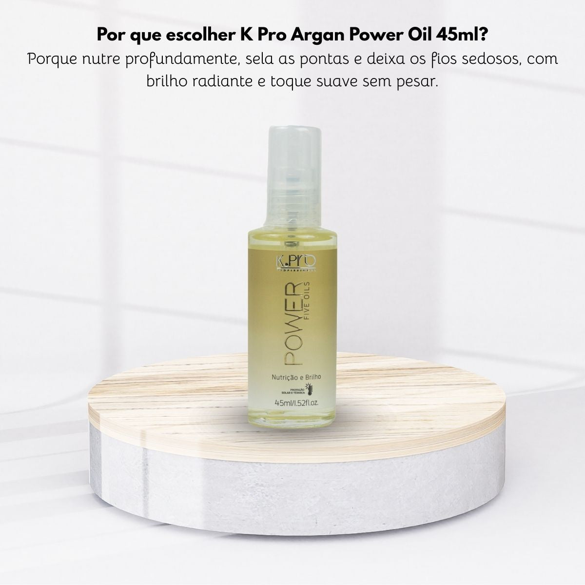 Oleo Capilar K.Pro Power Five Oils Nutrição 45 ml