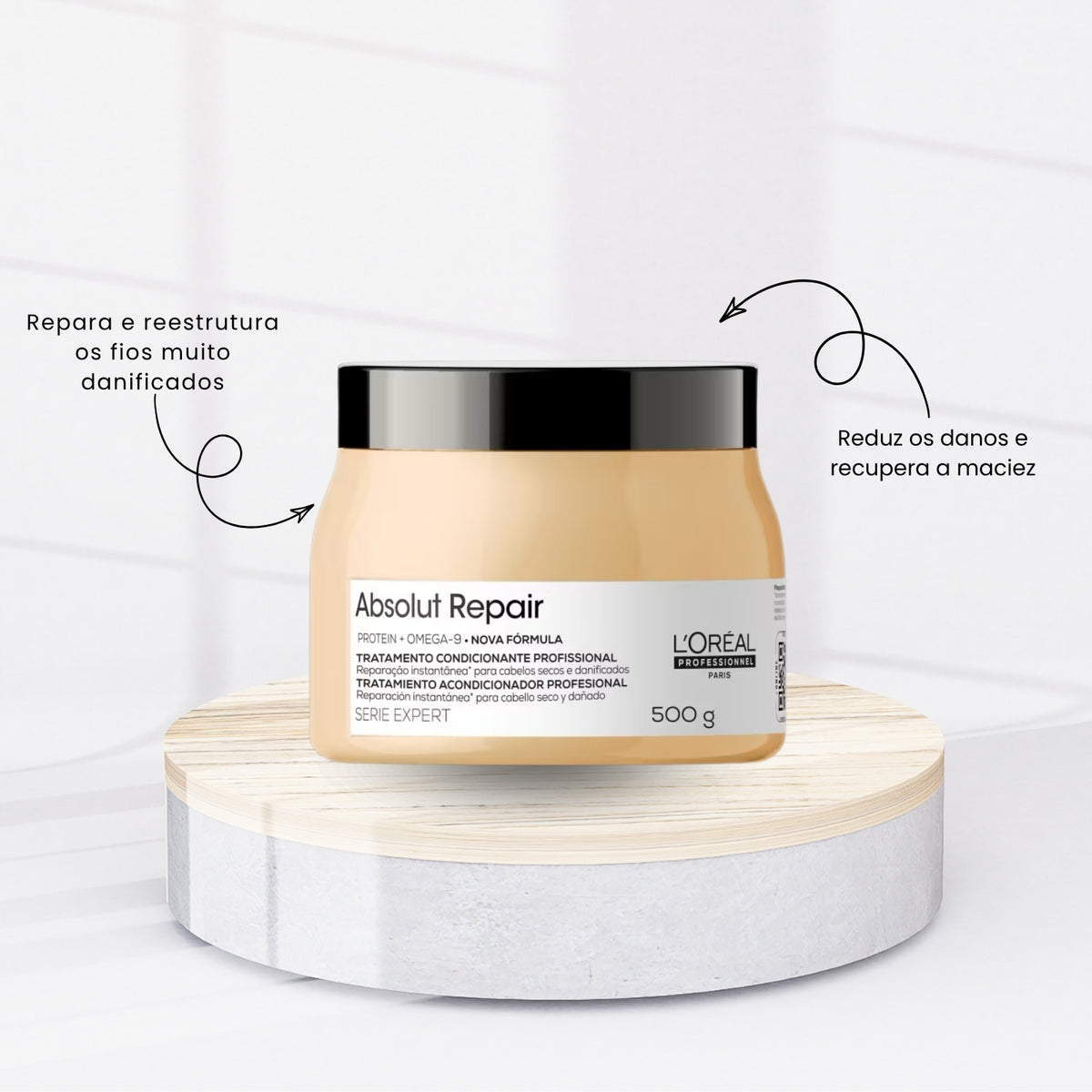 Kit Loreal Cronograma Capilar Máscaras 500 g
