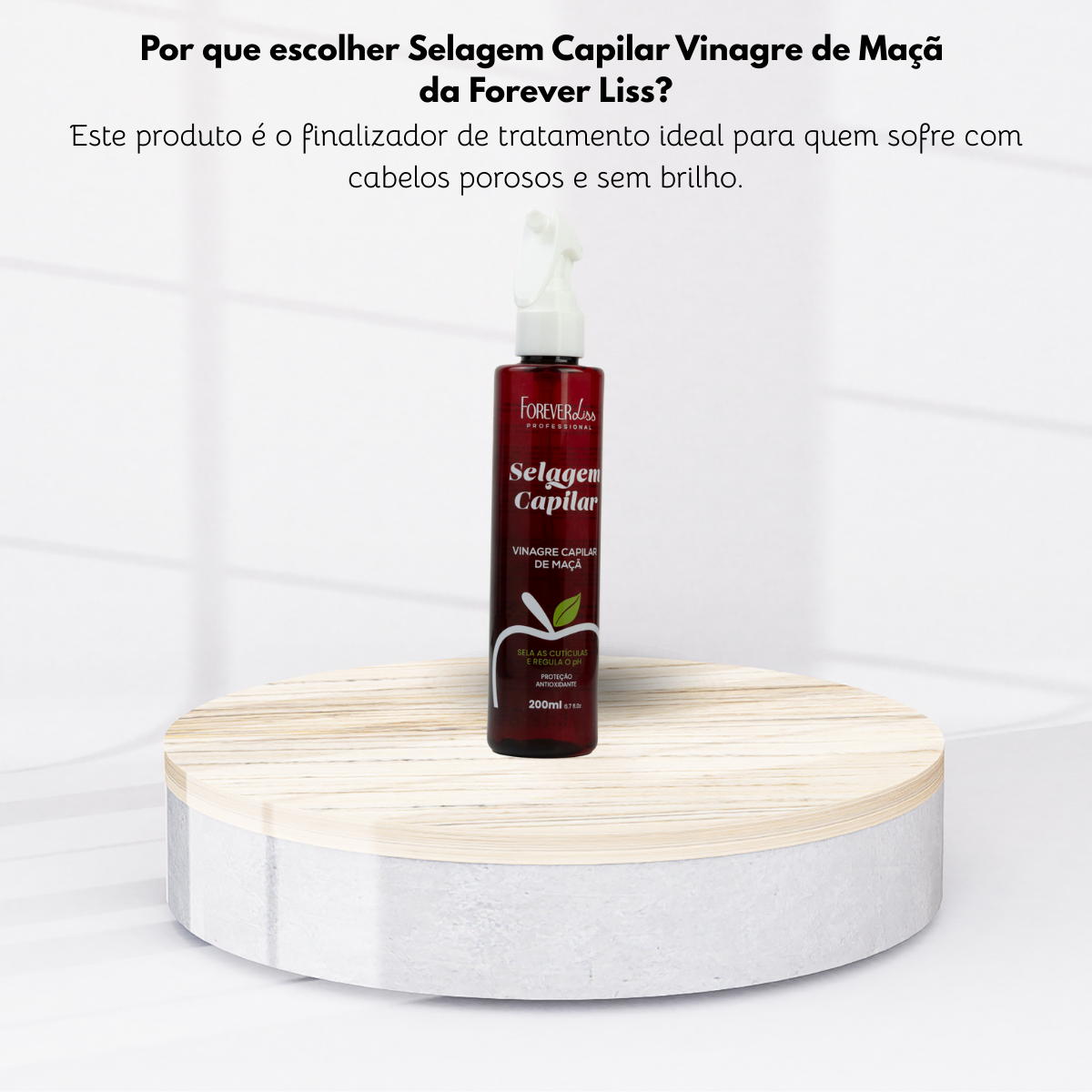 Forever Liss Professional Vinagre Maçã Selagem Capilar 200ml