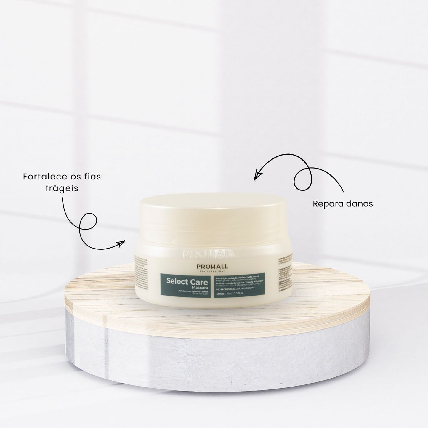 Máscara Prohall Cosmetic Select Care Máscara de Hidratação 300 g