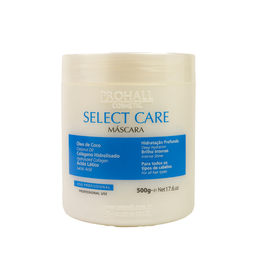 Máscara Prohall Cosmetic Select Care Máscara de Hidratação 500 g