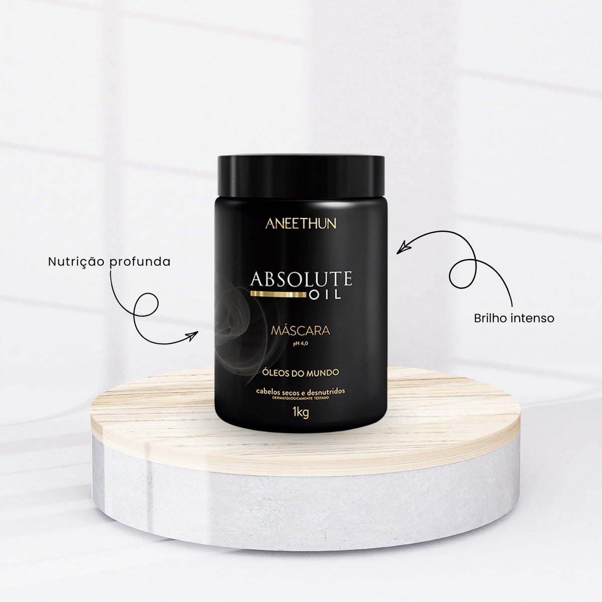 Kit Aneethun Cronograma Capilar Máscara de Hidratação Nutrição Reconstrução 3 x 1 Kg