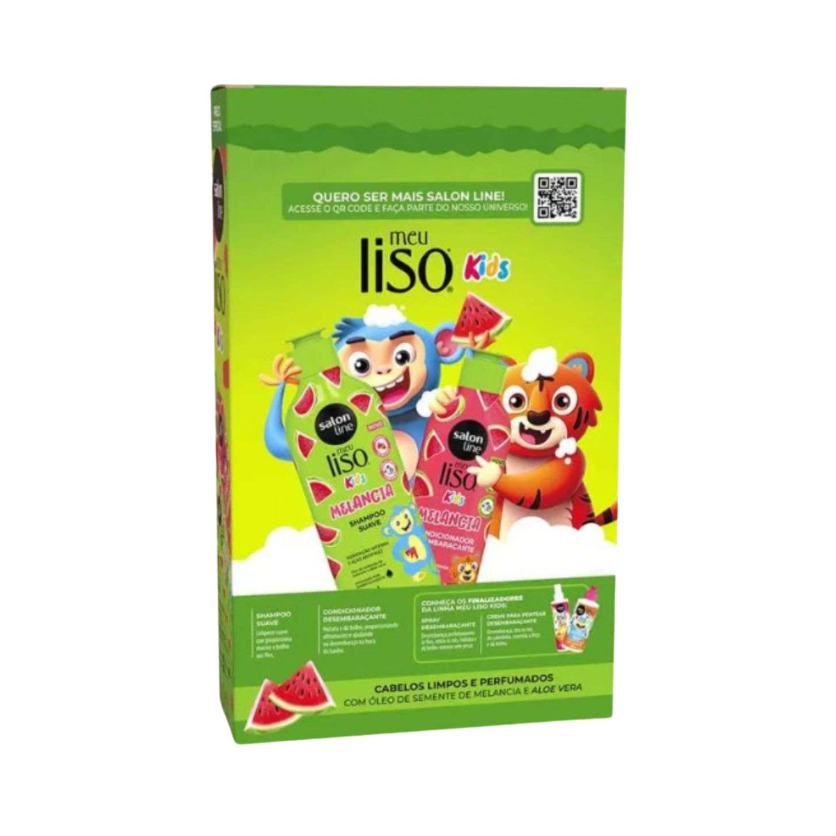 Kit Salon Line Meu Liso Melancia Shampoo e Condicionador