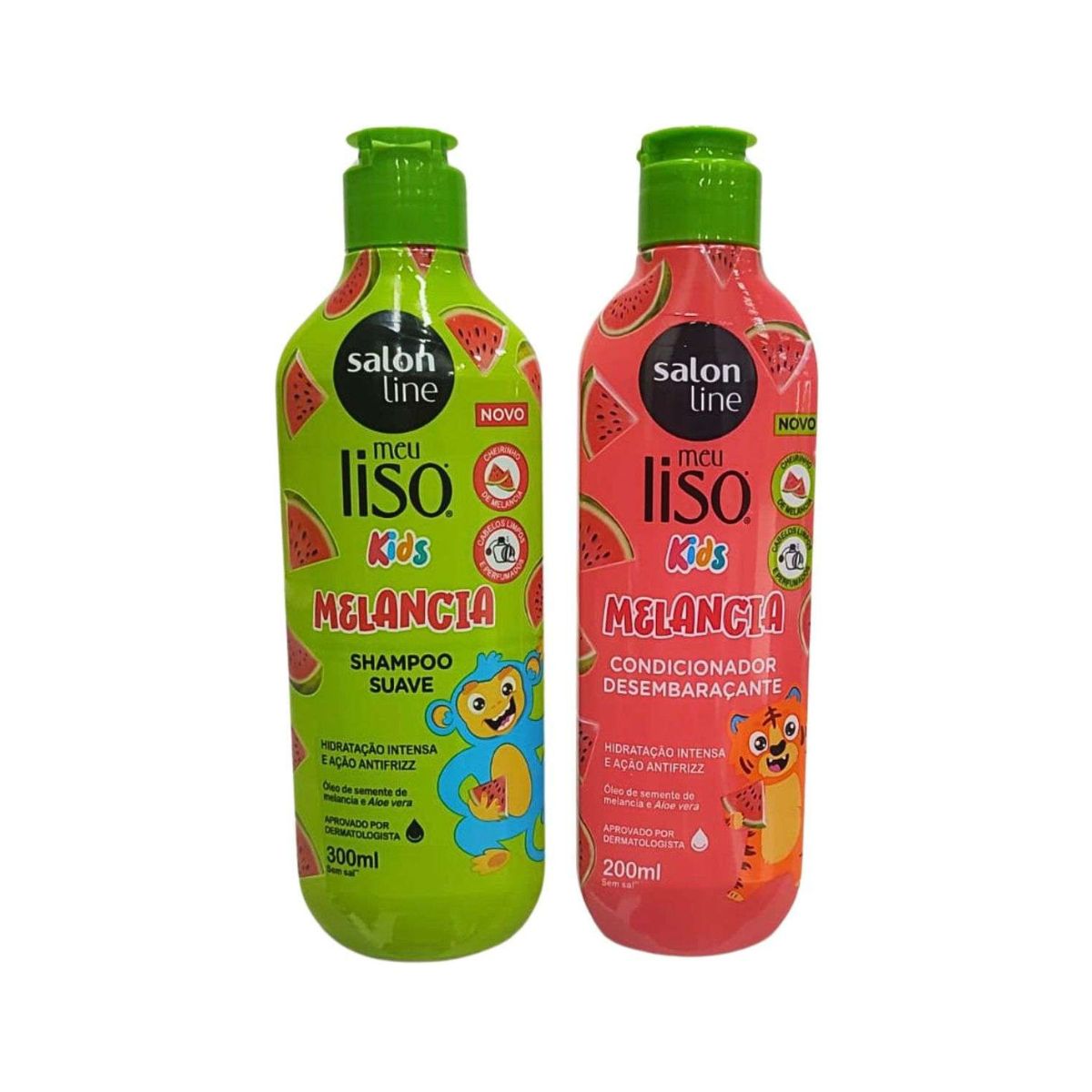 Kit Salon Line Meu Liso Melancia Shampoo e Condicionador