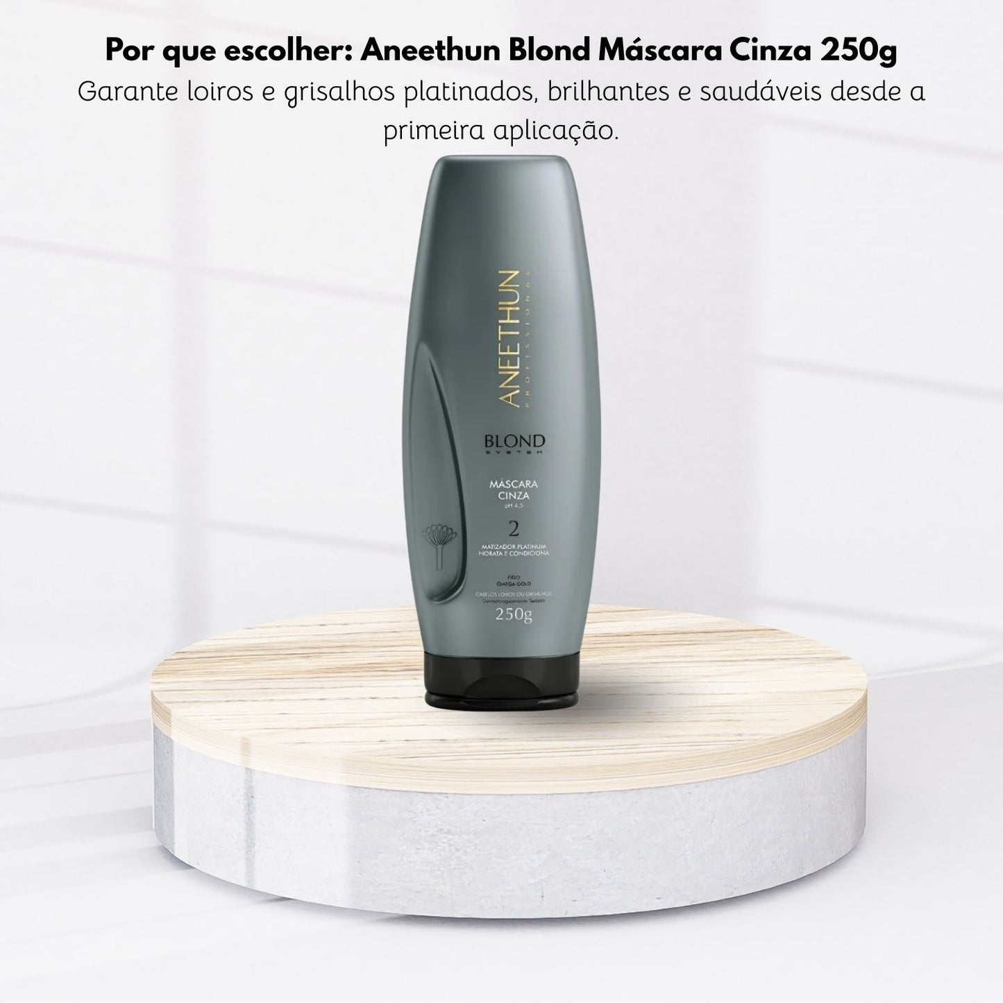 Kit Aneethun Blond System 3 Máscara Cinza 250 g