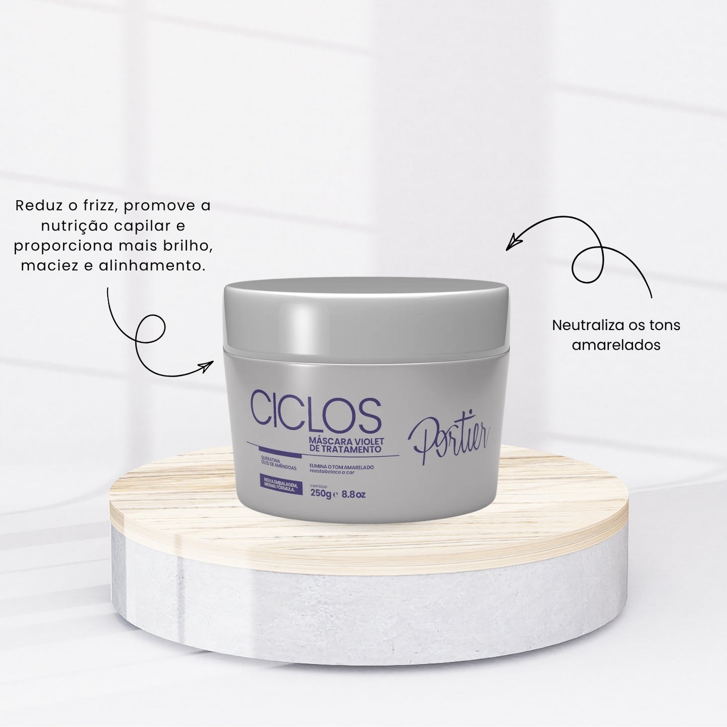 Kit Portier Exclusive Progressiva (2x250ml) + Ciclos B-Tox Máscara Violet 250g